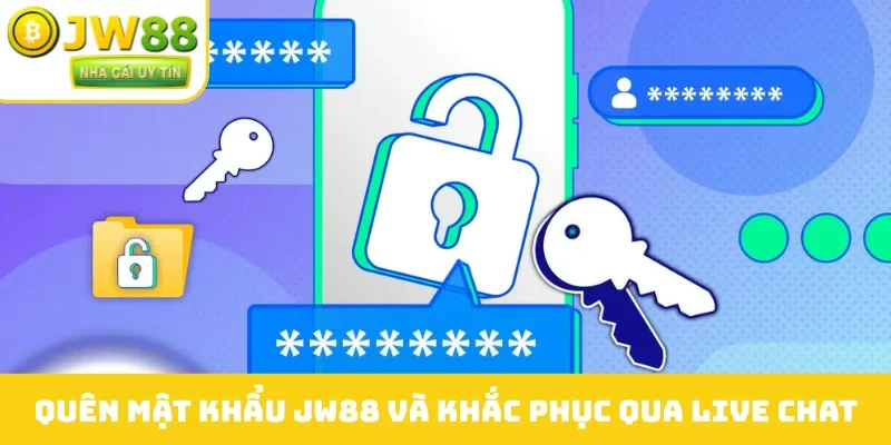 Quên mật khẩu JW88 và khắc phục qua live chat